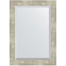 Зеркало Evoform Exclusive 71х51 BY 1129 с фацетом в багетной раме - Алюминий 61 мм