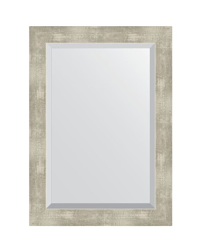 Зеркало Evoform Exclusive 71х51 BY 1129 с фацетом в багетной раме - Алюминий 61 мм