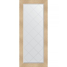 Зеркало Evoform Exclusive-G 156х66 BY 4150 с гравировкой в багетной раме - Золотые дюны 90 мм