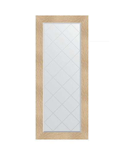 Зеркало Evoform Exclusive-G 156х66 BY 4150 с гравировкой в багетной раме - Золотые дюны 90 мм