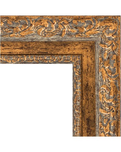 Зеркало Evoform Exclusive-G 157х75 BY 4273 с гравировкой в багетной раме - Виньетка античная бронза 85 мм