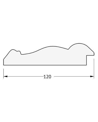 Зеркало Evoform Exclusive Floor 207х87 BY 6140 с фацетом в багетной раме - Состаренное дерево с орнаментом 120 мм