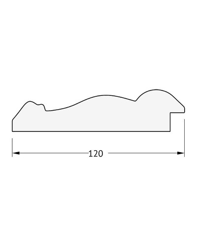 Зеркало Evoform Exclusive-G 162х72 BY 4171 с гравировкой в багетной раме - Состаренная бронза с орнаментом 120 мм