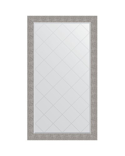 Зеркало Evoform Exclusive-G 171х96 BY 4410 с гравировкой в багетной раме - Чеканка серебряная 90 мм