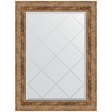 Зеркало Evoform Exclusive-G 87х65 BY 4101 с гравировкой в багетной раме - Виньетка античная бронза 85 мм