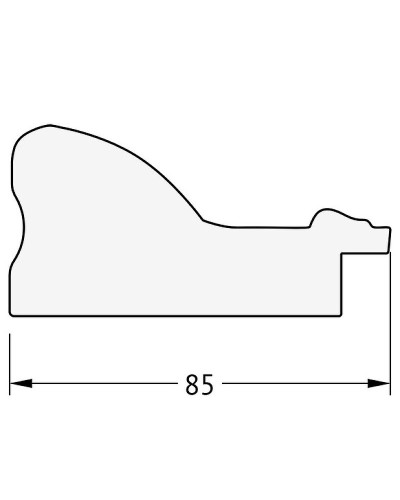 Зеркало Evoform Exclusive-G 87х65 BY 4101 с гравировкой в багетной раме - Виньетка античная бронза 85 мм