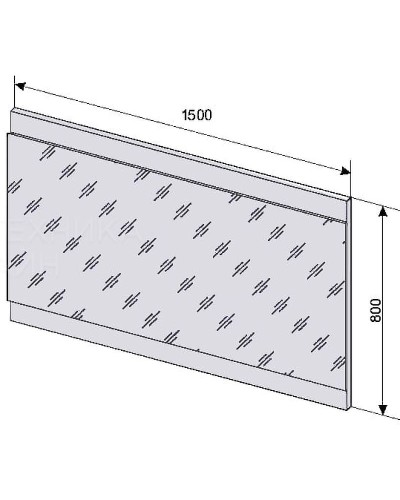 Зеркало Style Line Даллас 150 Люкс СС-00002354 Белое