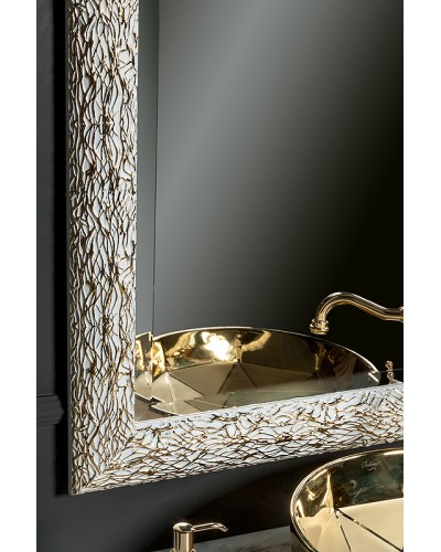 Зеркало Boheme Armadi Art Linea 75 534 Белое-золото