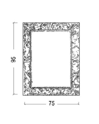 Зеркало Boheme Armadi Art NeoArt 75 515 Золото