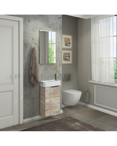 Зеркало Comforty Асти 40 00-00012834 Белое