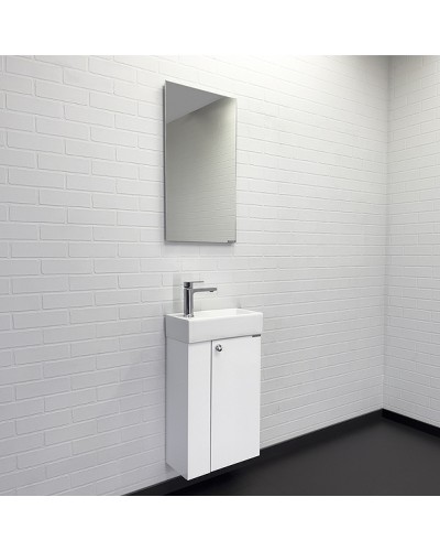 Зеркало Comforty Асти 40 00-00012834 Белое