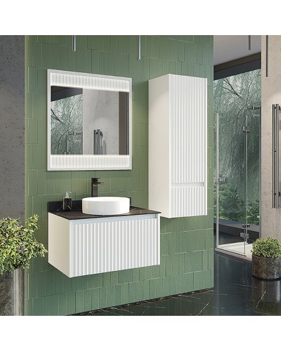 Зеркало Comforty Марсель 75 00-00012269 Белое