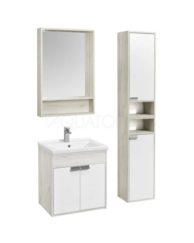 Зеркало 60х91 см дуб крафт Акватон Флай 1A237602FA860