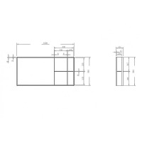 Зеркало Abber Stein 100 AS6639 Белое
