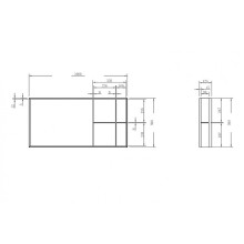 Зеркало Abber Stein 100 AS6639 Белое