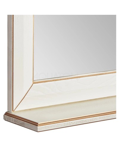 Зеркало Беатриче 105 слоновая кость патина Aquaton 1A187302BEM60