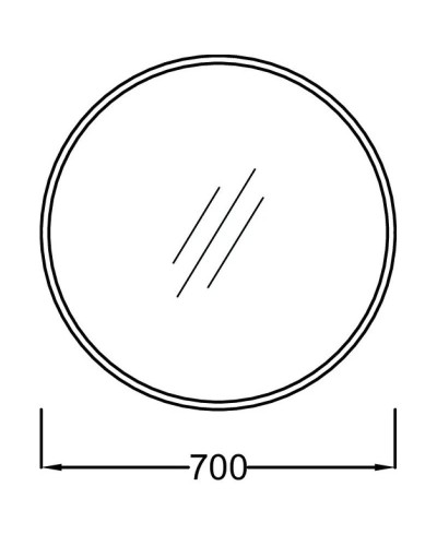 Зеркало 70х70 см золотой Jacob Delafon Odeon Rive Gauche EB1177-GLD