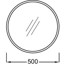 Зеркало 50х50 см белый Jacob Delafon Odeon Rive Gauche EB1176-00