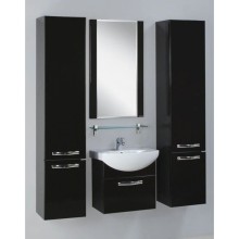 Зеркало 50х85,8 см черный Акватон Ария 1A140102AA950