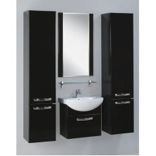 Зеркало 50х85,8 см черный Акватон Ария 1A140102AA950