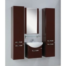 Зеркало 50х85,8 см темно-коричневый Акватон Ария 1A140102AA430