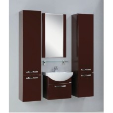 Зеркало 50х85,8 см темно-коричневый Акватон Ария 1A140102AA430