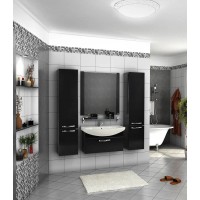 Зеркало 80х85,8 см черный Акватон Ария 1A141902AA950