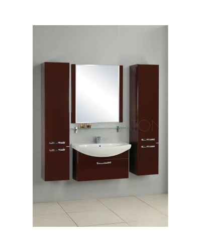 Зеркало 80х85,8 см темно-коричневый Акватон Ария 1A141902AA430