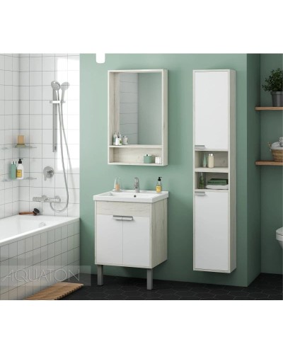 Зеркало 60х91 см дуб крафт Акватон Флай 1A237602FA860