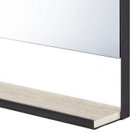 Зеркало 65х78,4 см дуб орегон/черный Акватон Лофт Урбан 1A254102LQX50
