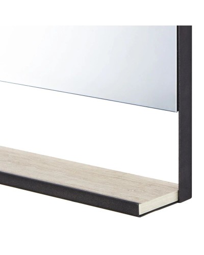 Зеркало 100х78,4 см дуб орегон/черный Акватон Лофт Урбан 1A248002LQX50