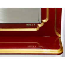 Praga - 75 Зеркало бордо  патина