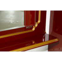 Praga - 75 Зеркало бордо  патина