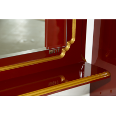 Praga - 75 Зеркало бордо  патина