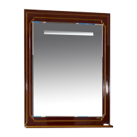 Praga - 75 Зеркало бордо  патина