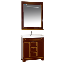 Praga - 75 Зеркало бордо  патина