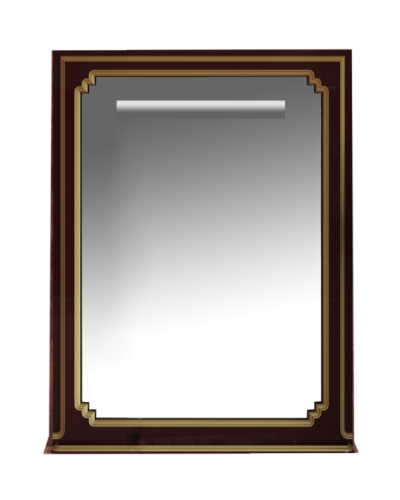 Praga - 75 Зеркало бордо  патина