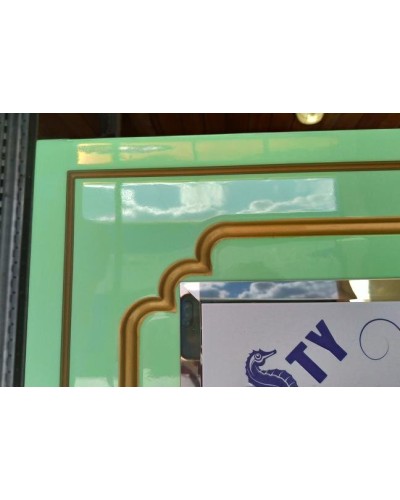 Praga - 75 Зеркало салатовая/ патина