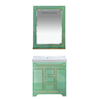 Praga - 75 Зеркало салатовая/ патина