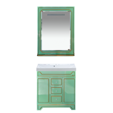 Praga - 75 Зеркало салатовая/ патина