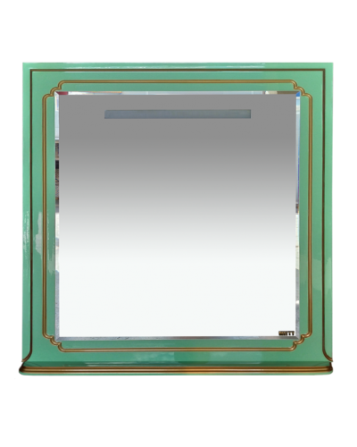 Praga -105 Зеркало салатовая/ патина