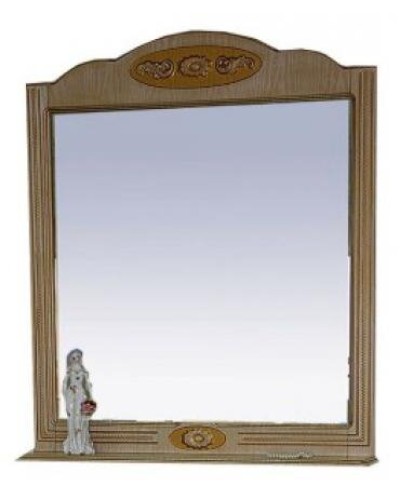 Roma - 90 Зеркало ясень патина со светильником