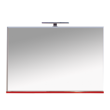 Атланта - 107 Зеркало с полочкой BL - 08G алый мак