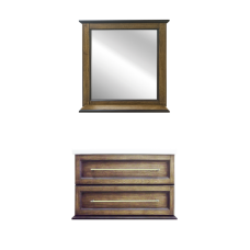 Винтаж - 70 Зеркало в раме дуб