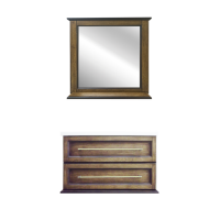 Винтаж - 80 Зеркало в раме дуб