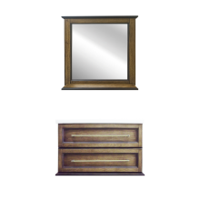 Винтаж - 80 Зеркало в раме дуб