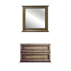 Винтаж - 80 Зеркало в раме дуб