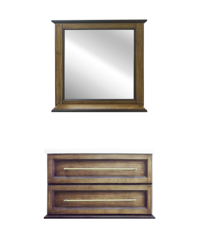 Винтаж - 80 Зеркало в раме дуб