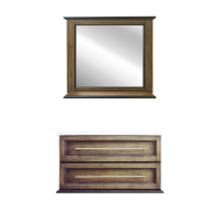 Винтаж - 90 Зеркало в раме дуб