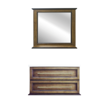 Винтаж - 90 Зеркало в раме дуб